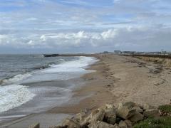 On the approach to Selsey - looking back
